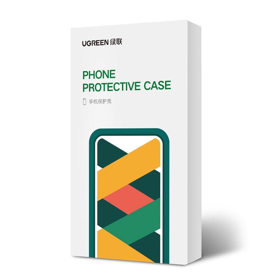 Ugreen LP635 Kickstand-beskyttelsesveske for iPhone 14 Pro - Hardt deksel med gelramme, svart