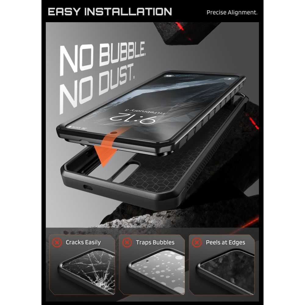 Supcase Unicorn Beetle Pro Mag Mag MagSafe 2-sett-etui for Samsung Galaxy S26 Ultra - Svart