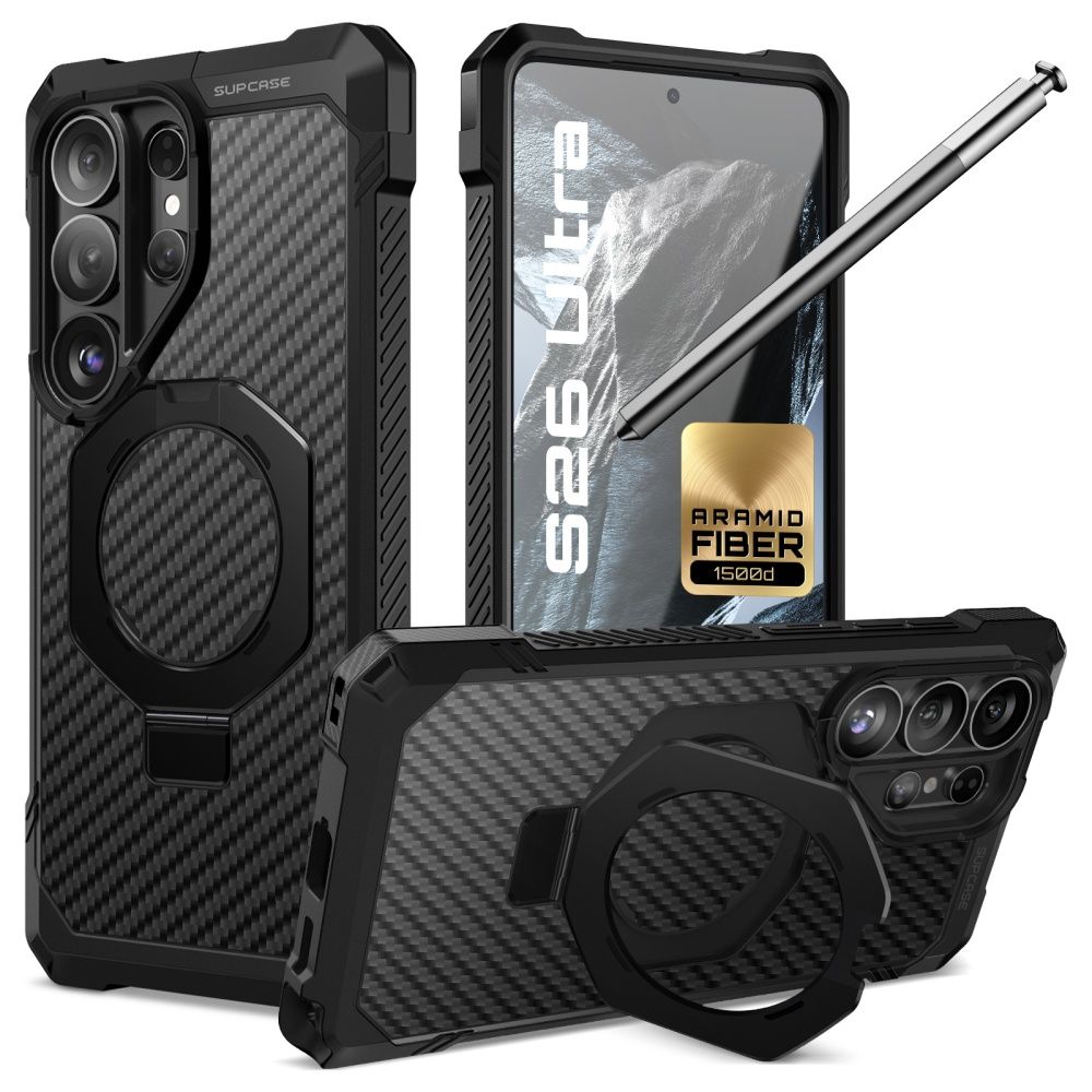 Supcase UB Grip Mag Mag MagSafe-etui for Samsung Galaxy S26 Ultra - Svart
