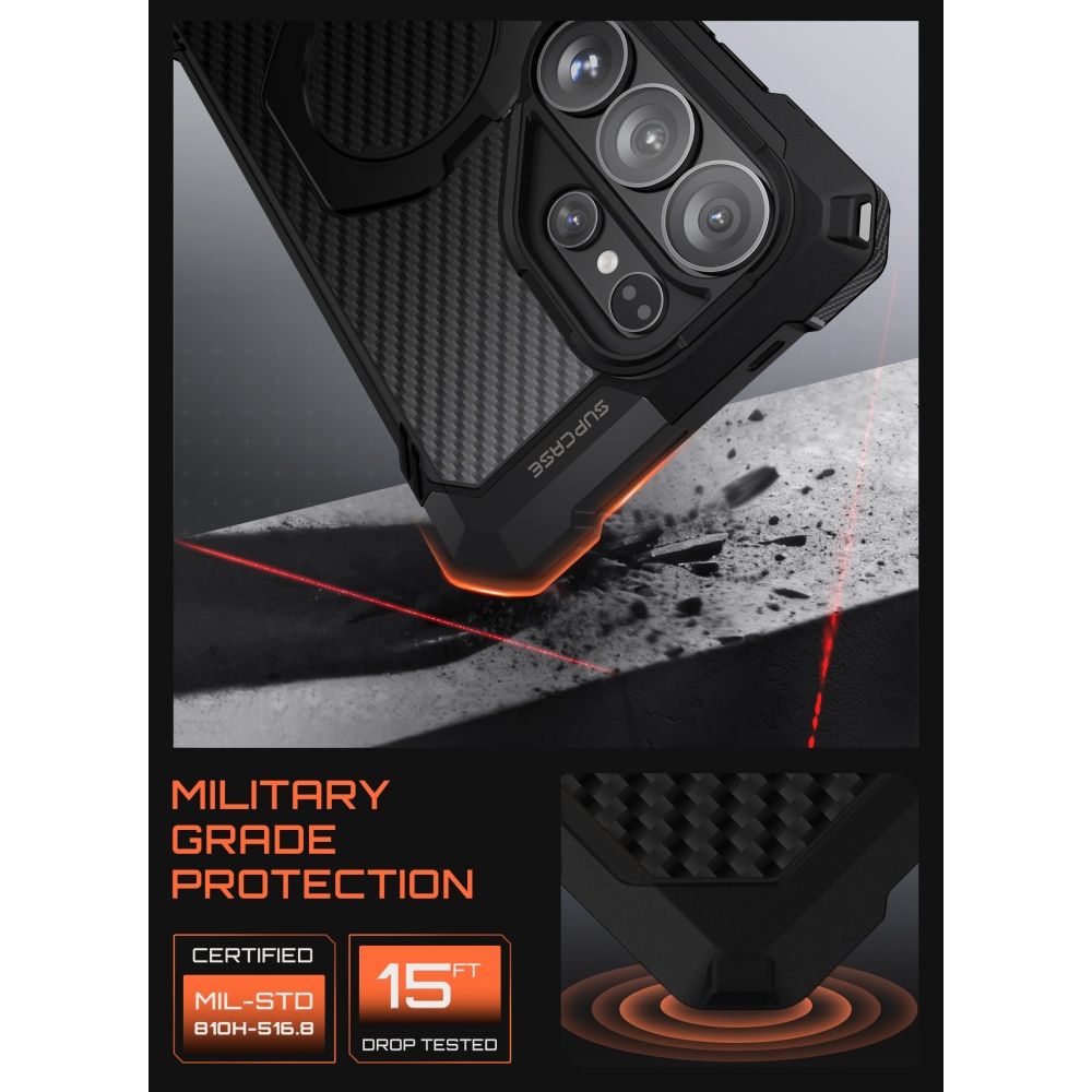 Supcase UB Grip Mag Mag MagSafe-etui for Samsung Galaxy S26 Ultra - Svart