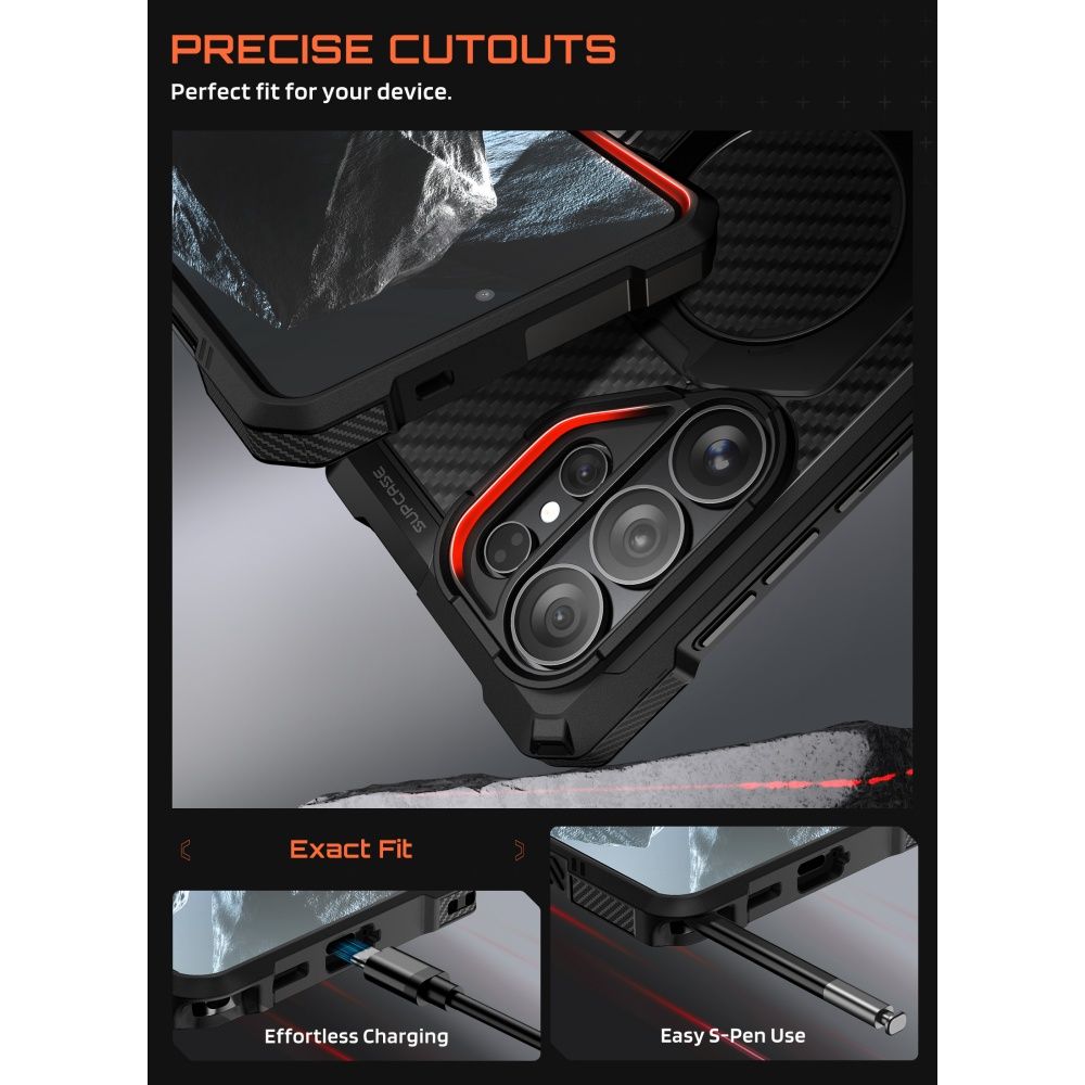 Supcase UB Grip Mag Mag MagSafe-etui for Samsung Galaxy S26 Ultra - Svart