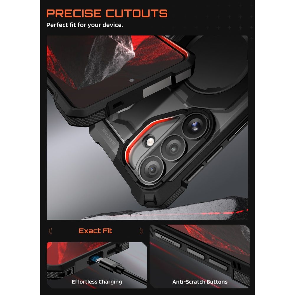 Supcase UB Grip Mag Mag MagSafe-etui for Samsung Galaxy S26 - Svart