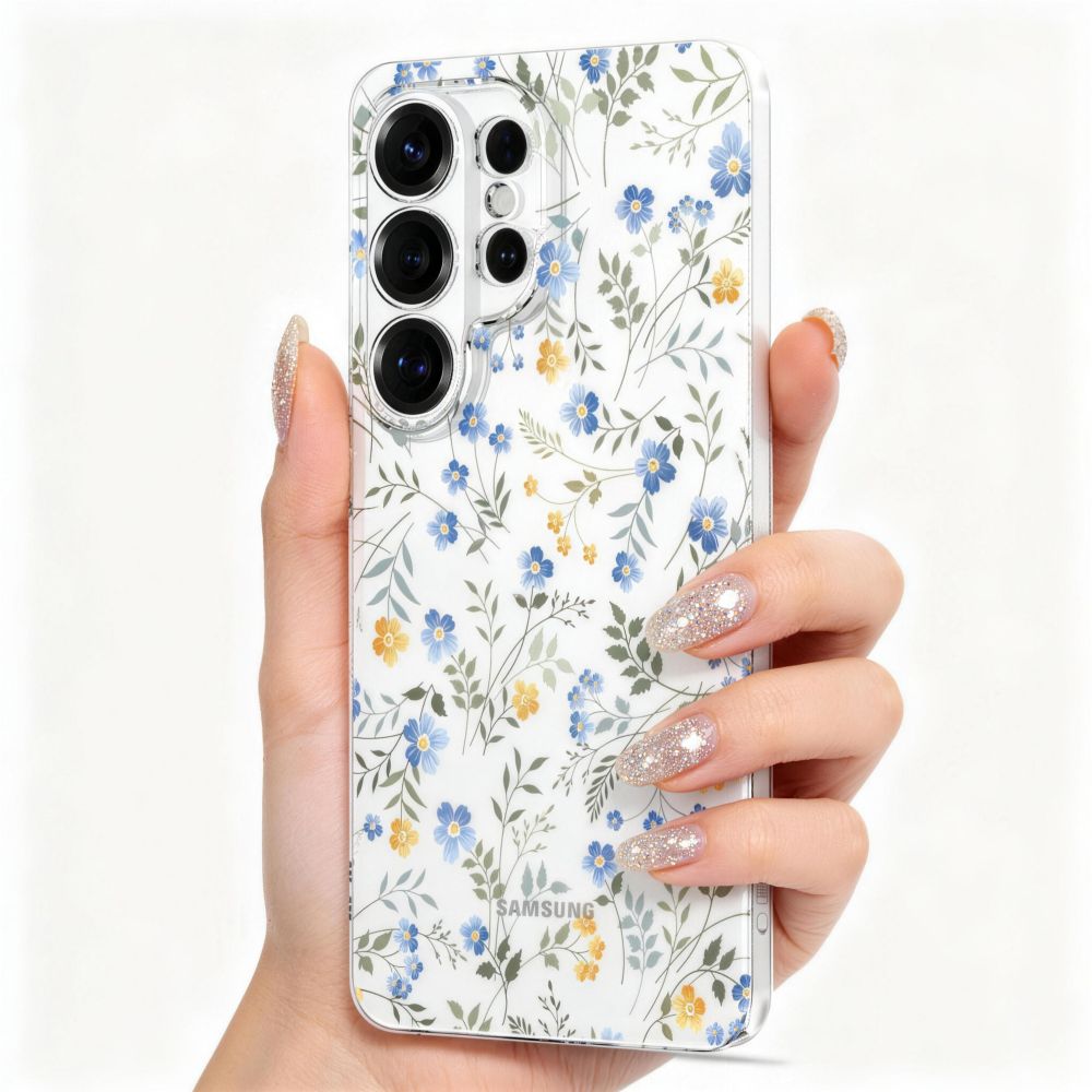 Tech-Protect FlexAir-etui for Samsung Galaxy S26 Ultra - fargerike blomster