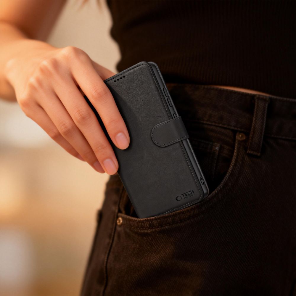 Tech-Protect lommebokveske for Samsung Galaxy S26 - Svart