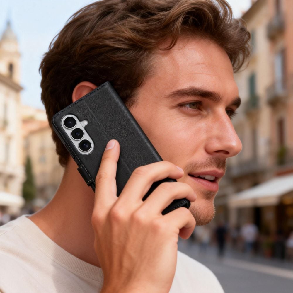 Tech-Protect lommebokveske for Samsung Galaxy S26 - Svart