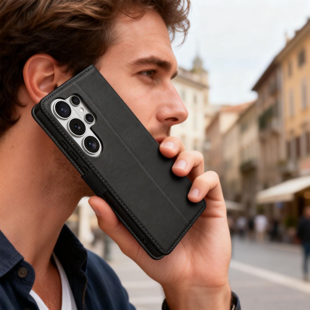 Tech-Protect lommebokveske for Samsung Galaxy S26 Ultra - Svart