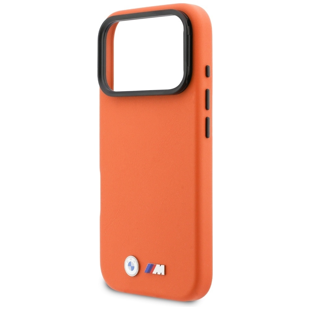 BMW M MagSafe-etui med metallogo for iPhone 17 Pro - oransje