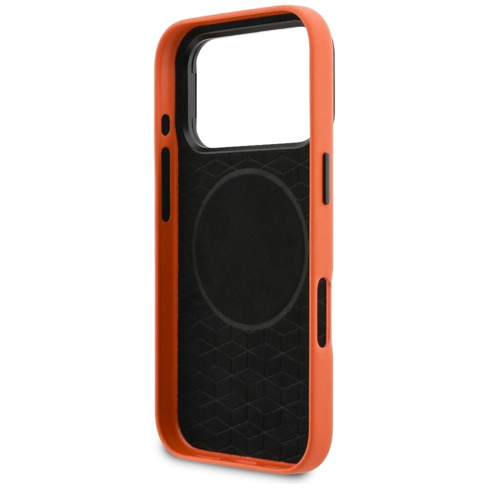 BMW M MagSafe-etui med metallogo for iPhone 17 Pro - oransje