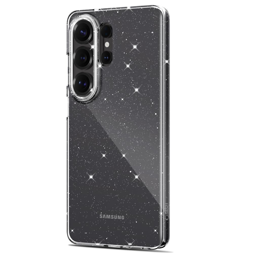 Tech-Protect FlexAir-etui for Samsung Galaxy S26 Ultra - Klar og glitter