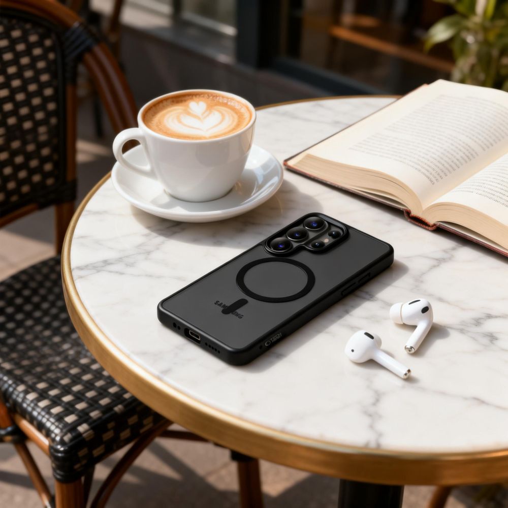 Tech-Protect Magmat MagSafe-etui for Samsung Galaxy S26 Ultra - Svart