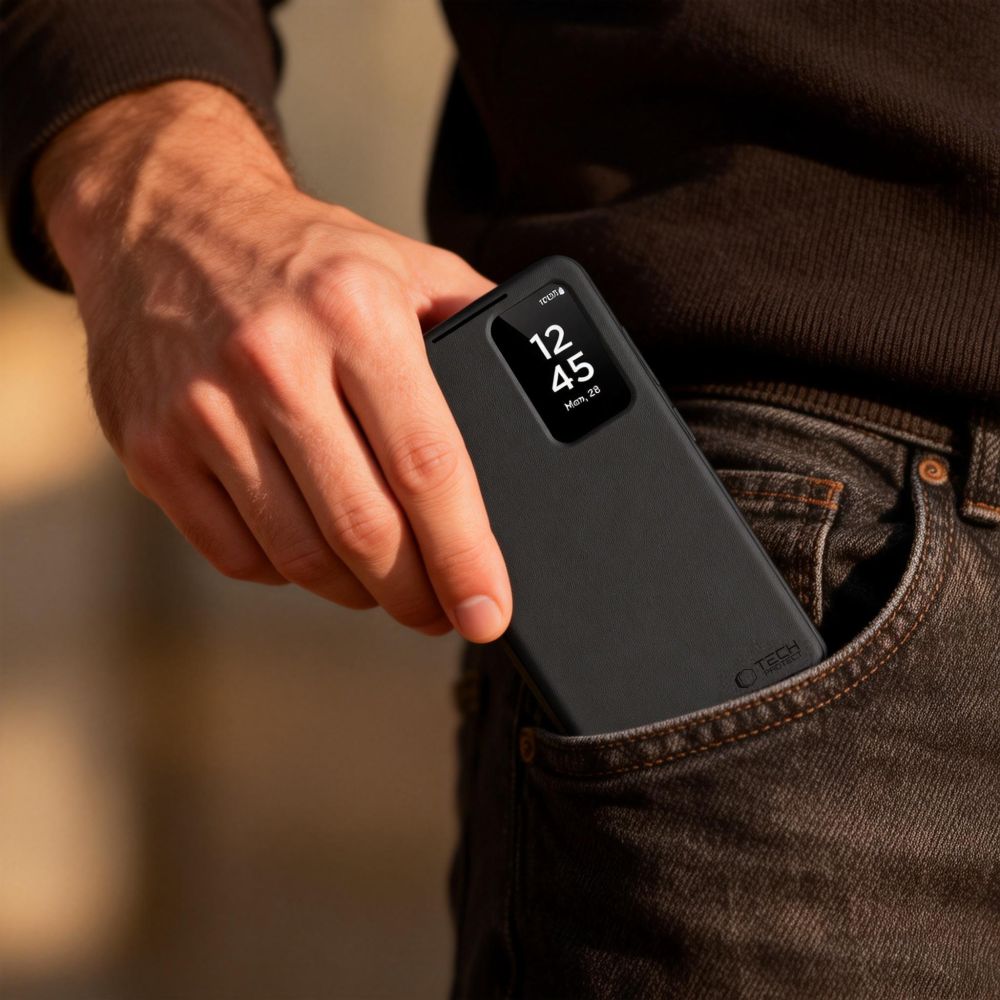 Tech-Protect Smart lommebokveske for Samsung Galaxy S26 Ultra - Svart