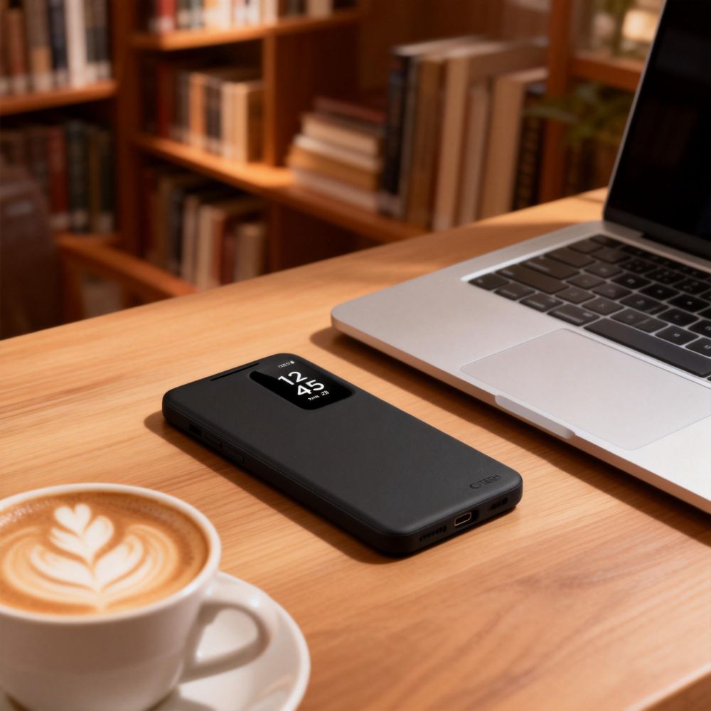 Tech-Protect Smart lommebokveske for Samsung Galaxy S26 Ultra - Svart