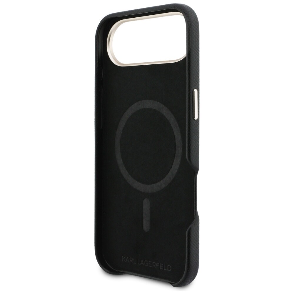 Karl Lagerfeld Karl Head Logo MagSafe-etui med Karl Lagerfeld-logo for iPhone Air - svart