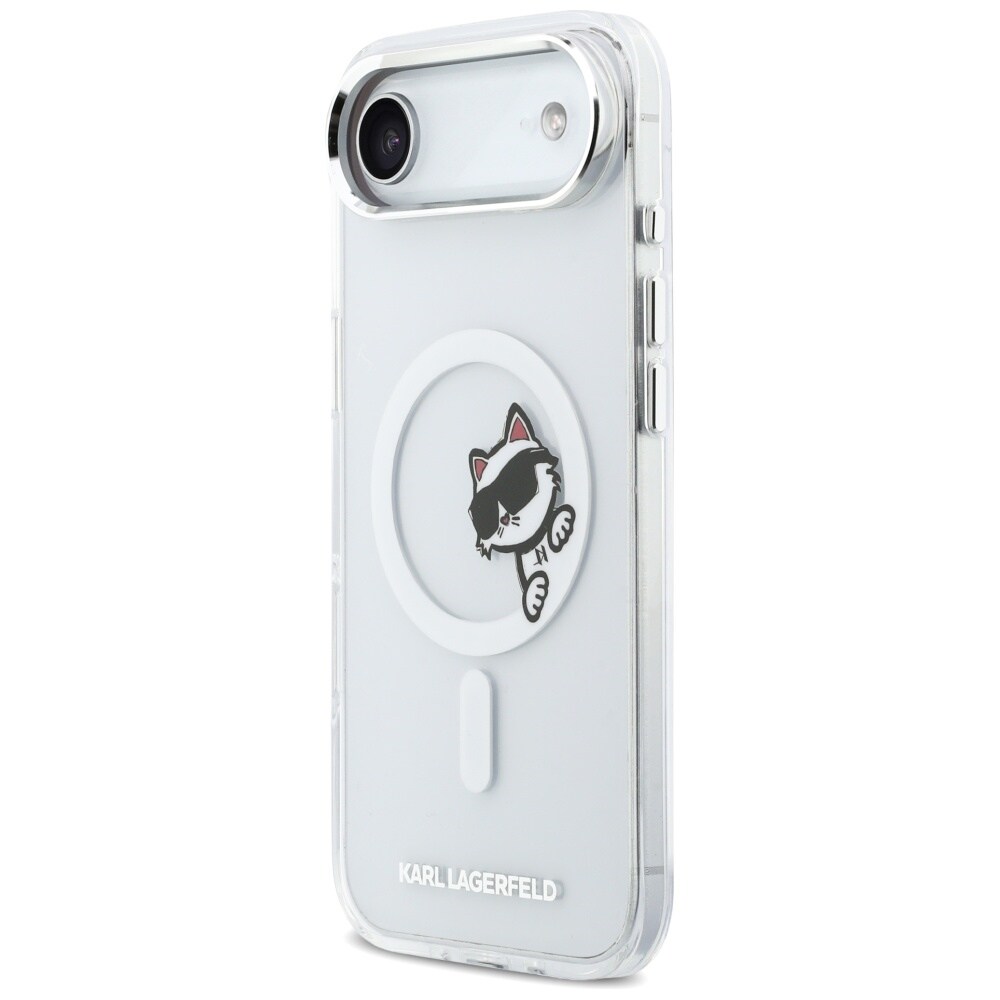 Karl Lagerfeld IML Peekaboo MagSafe-etui for iPhone Air - Klar