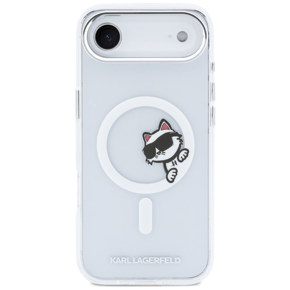 Karl Lagerfeld IML Peekaboo MagSafe-etui for iPhone Air - Klar