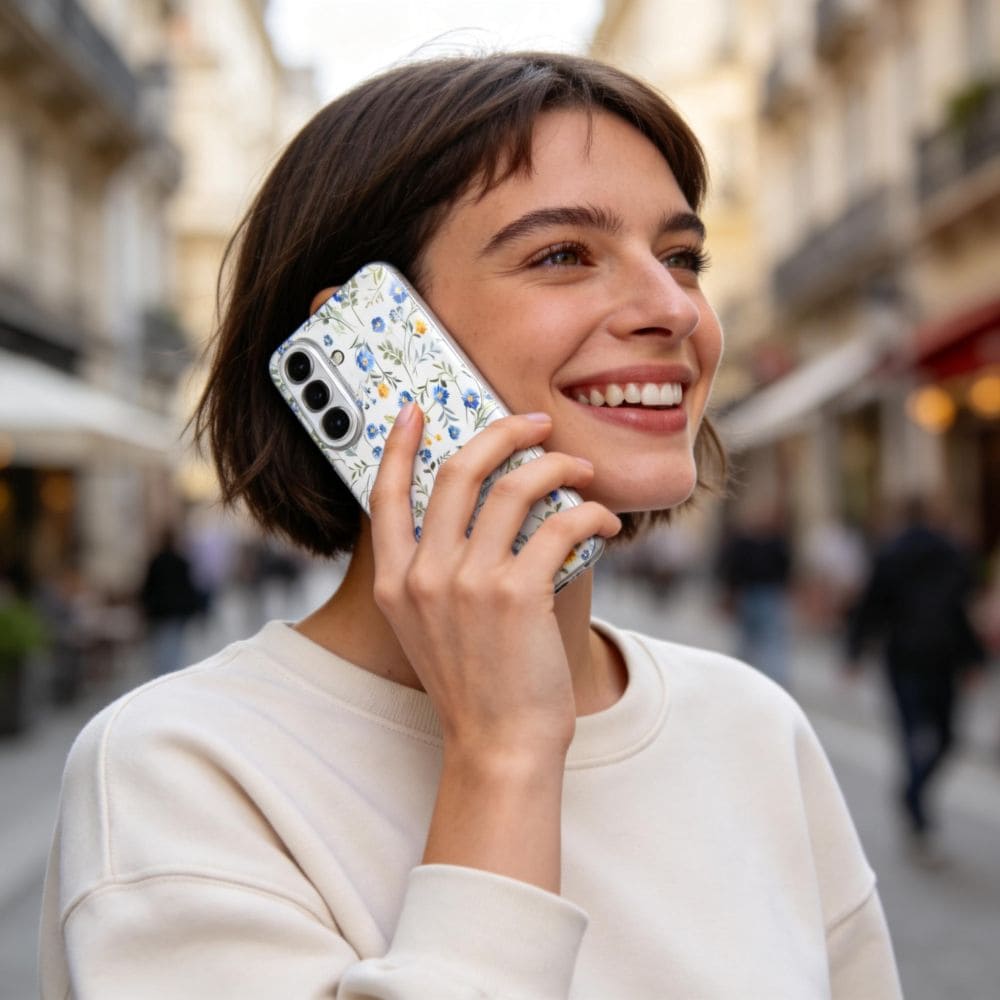 Tech-Protect FlexAir-etui for Samsung Galaxy S26 - fargerike blomster