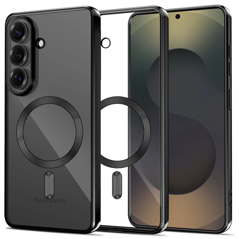 Tech-Protect MagFlex-etui for Samsung Galaxy S26 - gjennomsiktig svart