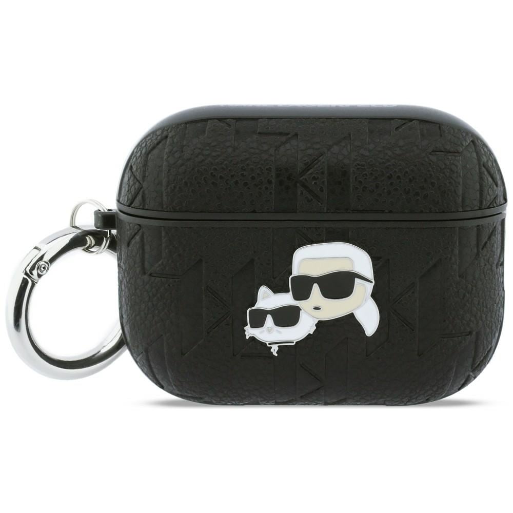 Karl Lagerfeld Monogram Karl & Choupette Head Case for AirPods Pro 3 - Svart