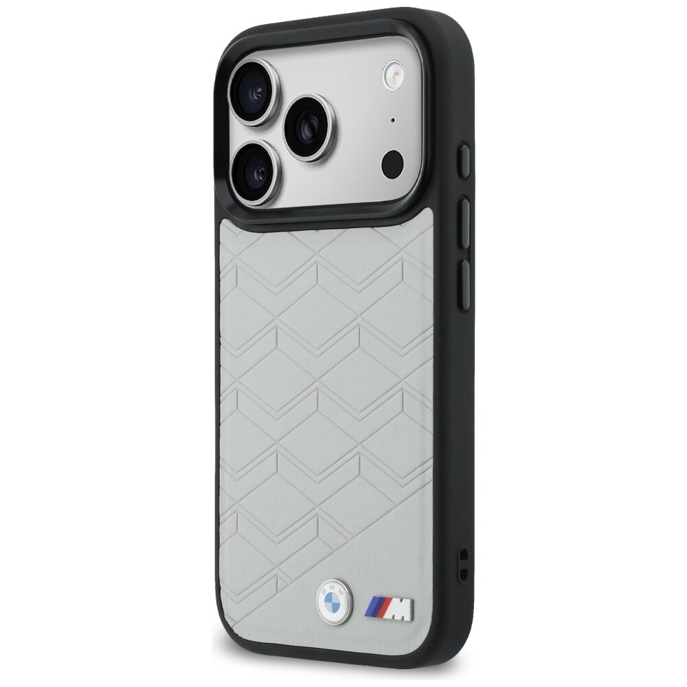 BMW M-formet MagSafe-etui med logo for iPhone 17 Pro grå
