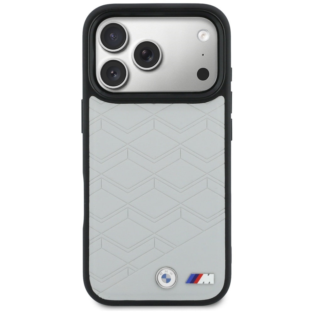 BMW M-formet MagSafe-etui med logo for iPhone 17 Pro grå