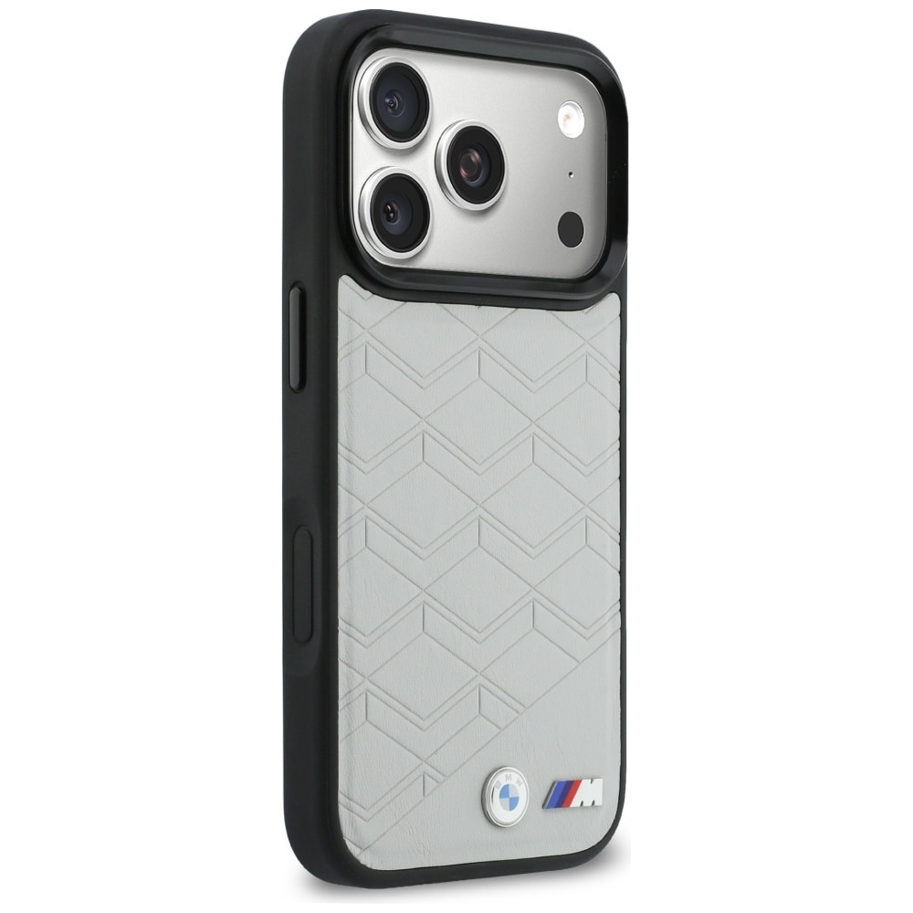 BMW M-formet MagSafe-etui med logo for iPhone 17 Pro grå