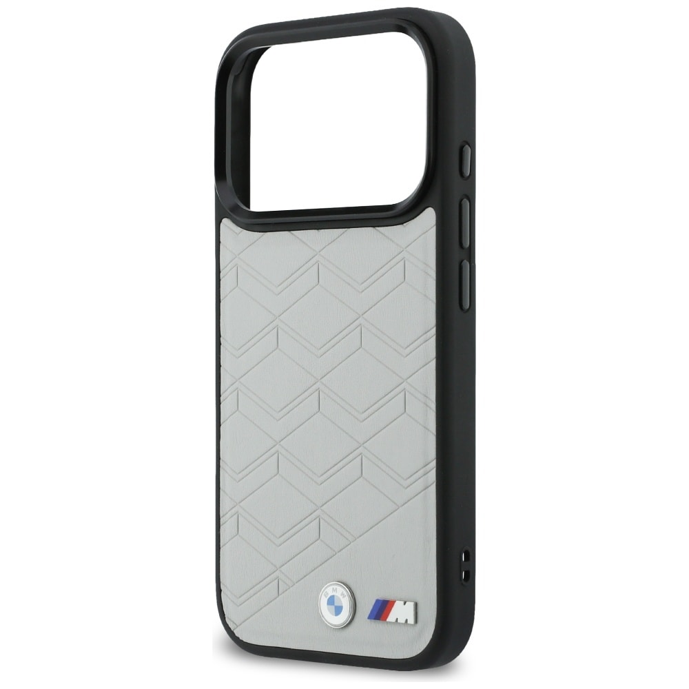 BMW M-formet MagSafe-etui med logo for iPhone 17 Pro grå