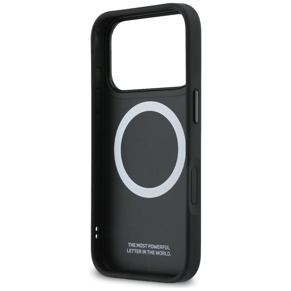 BMW M-formet MagSafe-etui med logo for iPhone 17 Pro grå