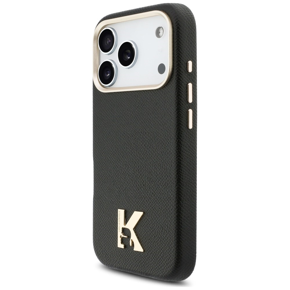 Karl Lagerfeld Karl Head Logo MagSafe-etui med Karl Lagerfeld-logo for iPhone 17 Pro - Svart
