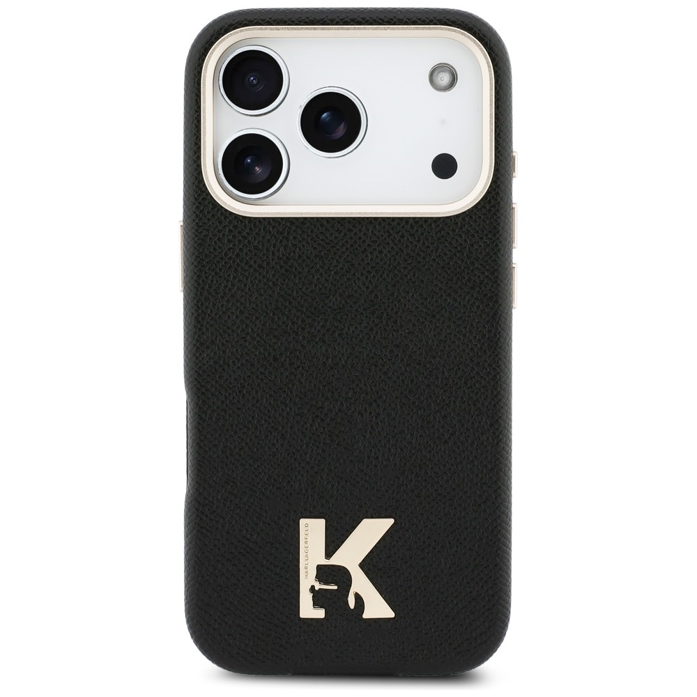 Karl Lagerfeld Karl Head Logo MagSafe-etui med Karl Lagerfeld-logo for iPhone 17 Pro - Svart