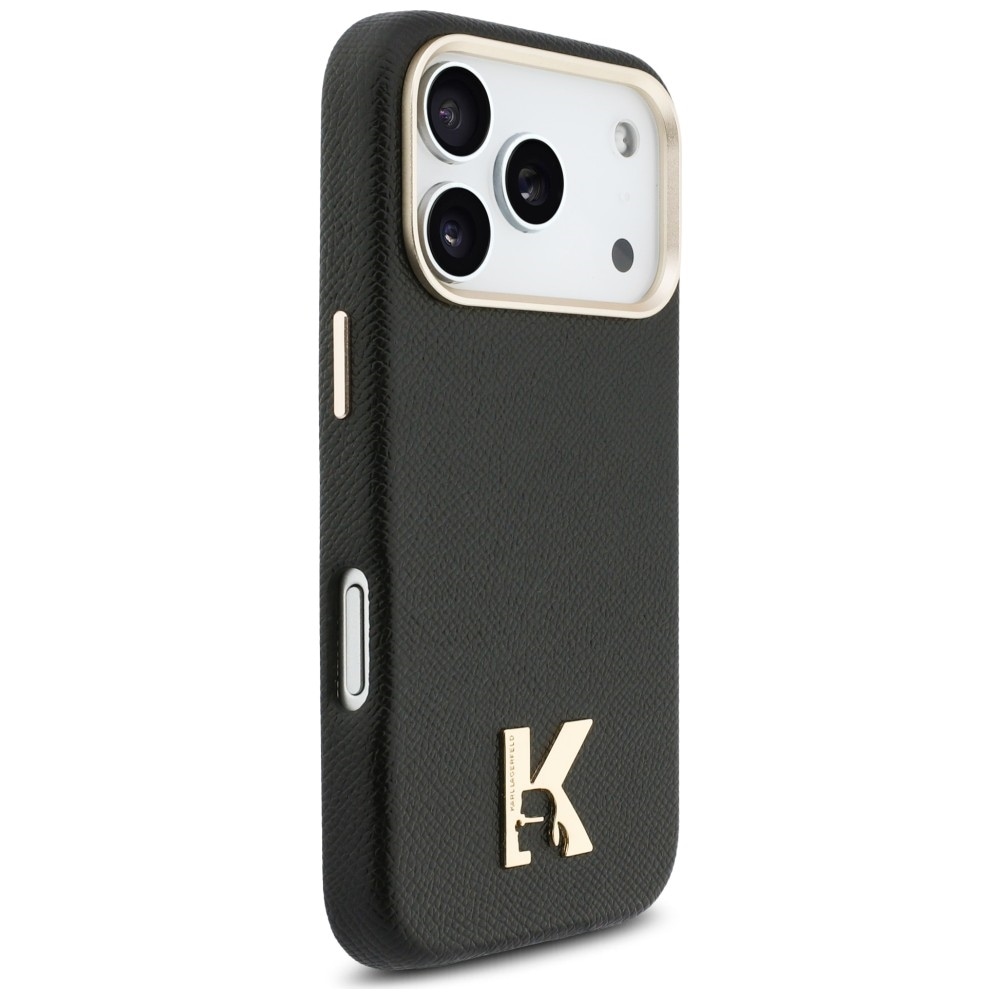 Karl Lagerfeld Karl Head Logo MagSafe-etui med Karl Lagerfeld-logo for iPhone 17 Pro - Svart