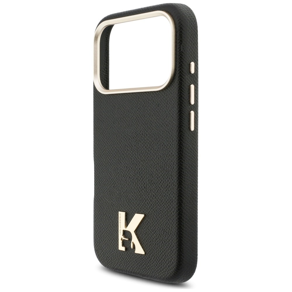 Karl Lagerfeld Karl Head Logo MagSafe-etui med Karl Lagerfeld-logo for iPhone 17 Pro - Svart