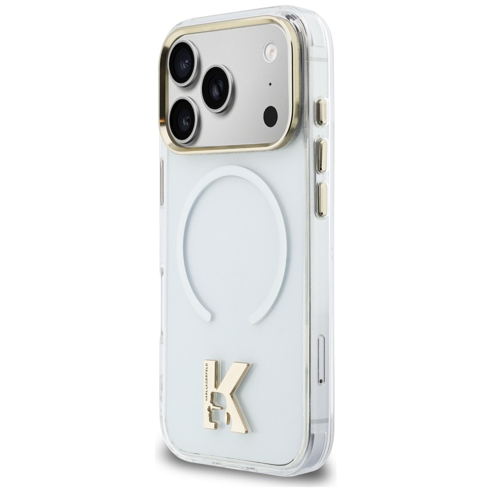 Karl Lagerfeld IML K Head Logo MagSafe-etui til iPhone 17 Pro - Klar