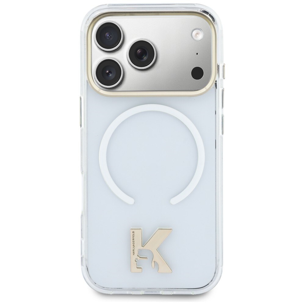Karl Lagerfeld IML K Head Logo MagSafe-etui til iPhone 17 Pro - Klar