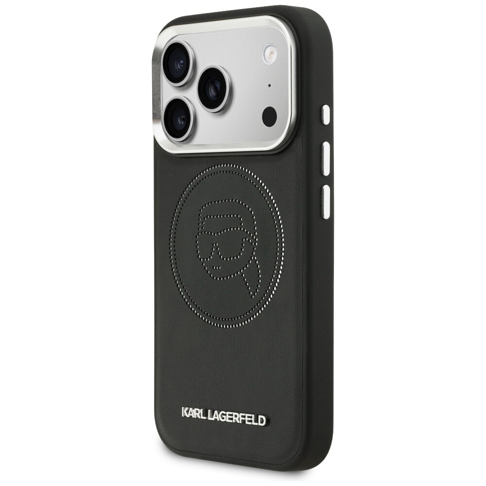 Karl Lagerfeld K Head Point Logo MagSafe-etui for iPhone 17 Pro - Svart