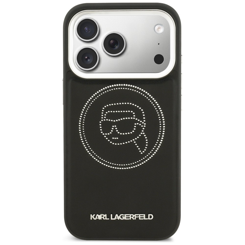 Karl Lagerfeld K Head Point Logo MagSafe-etui for iPhone 17 Pro - Svart
