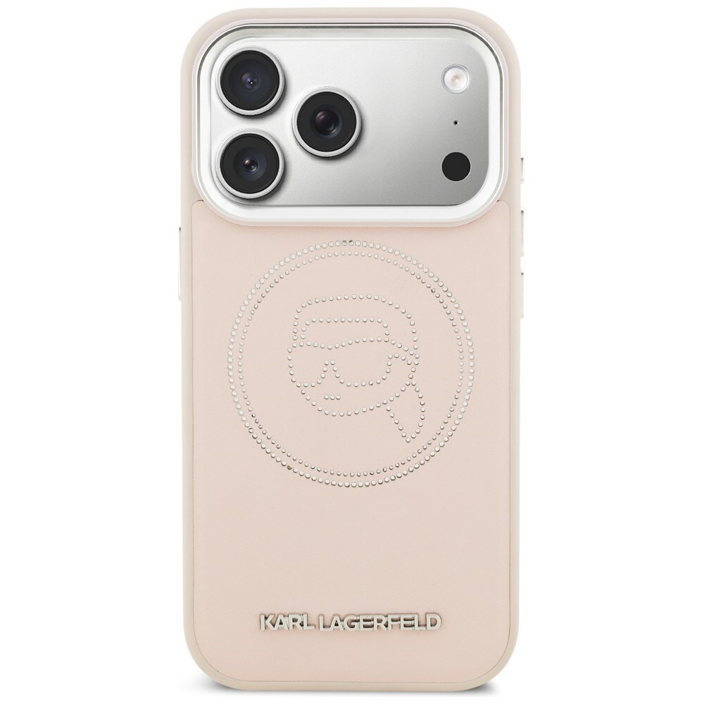 Karl Lagerfeld K Head Point Logo MagSafe-etui for iPhone 17 Pro - Rosa