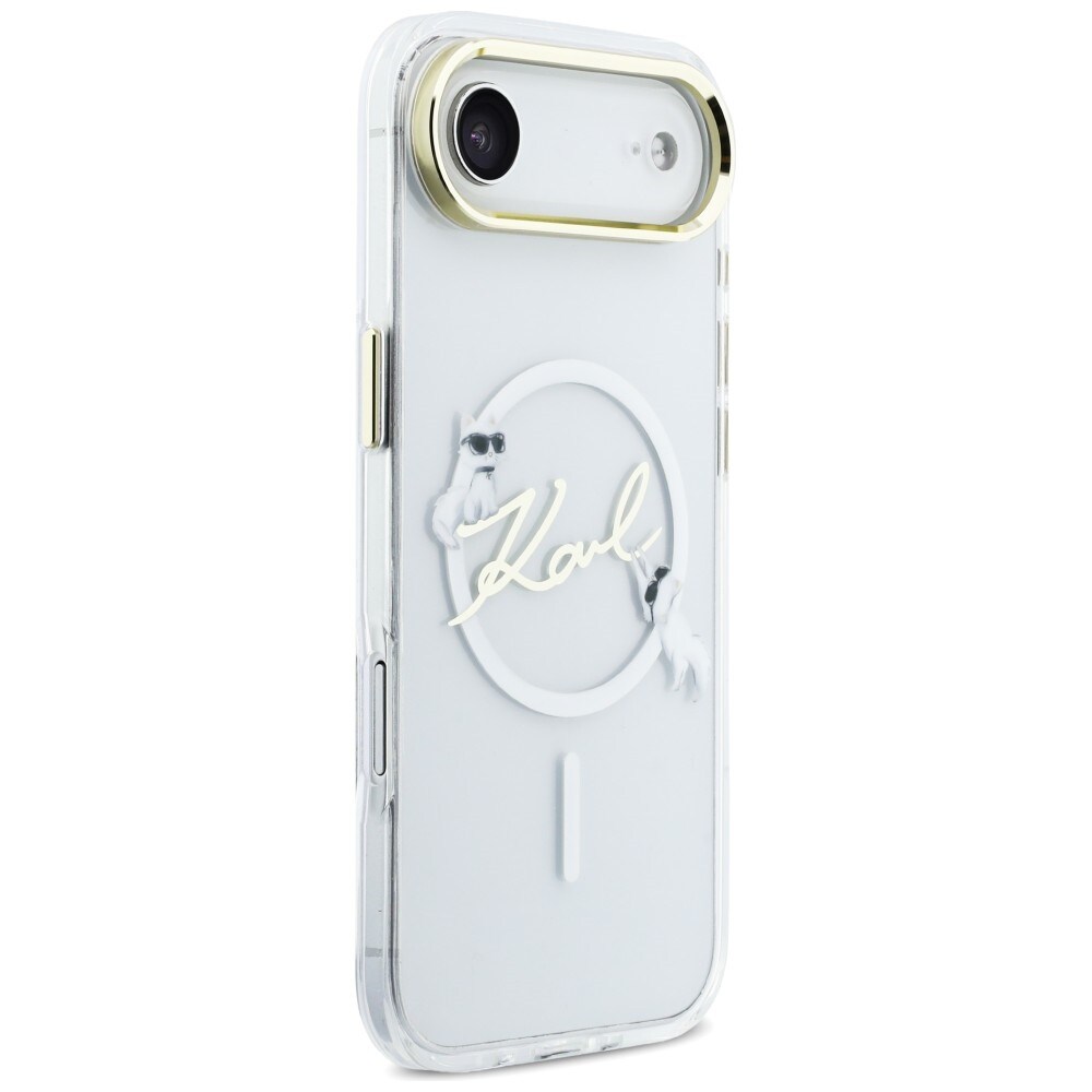 Karl Lagerfeld IML Choupettes Karl Script Logo MagSafe iPhone Air-etui - Klar