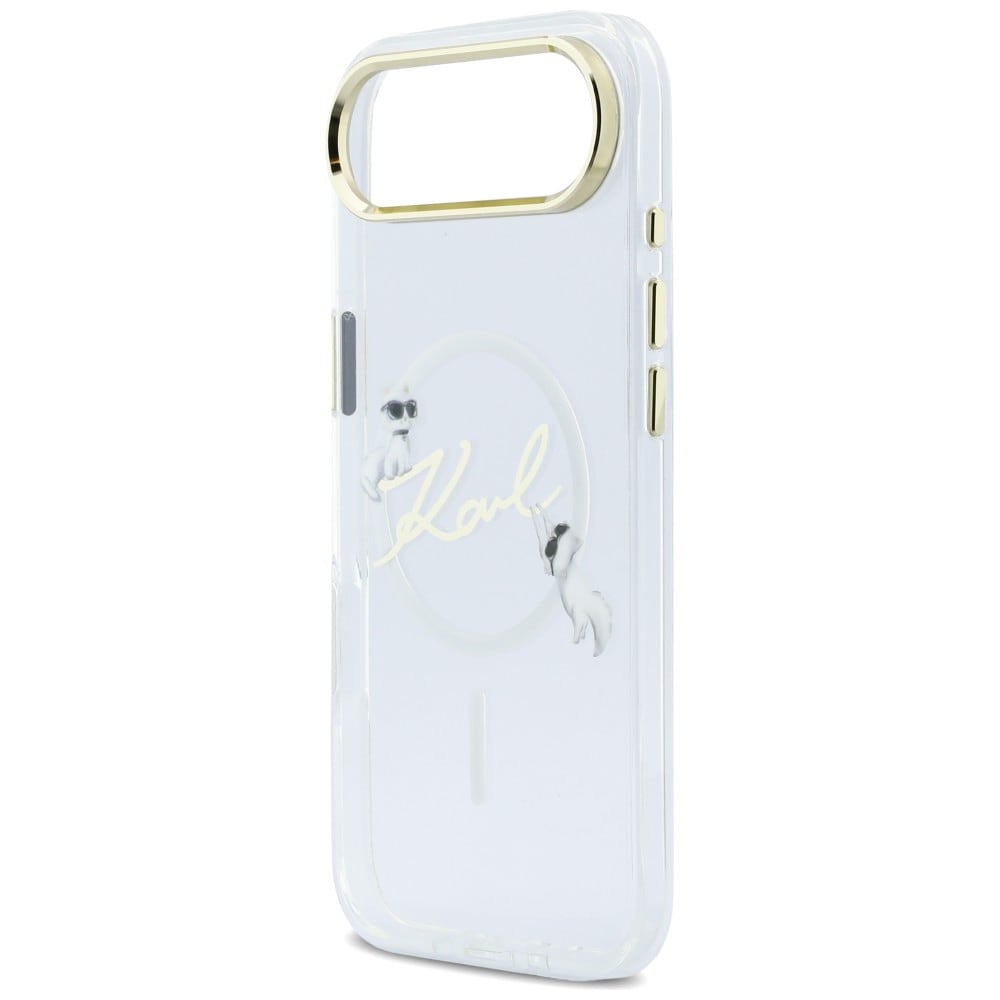 Karl Lagerfeld IML Choupettes Karl Script Logo MagSafe iPhone Air-etui - Klar