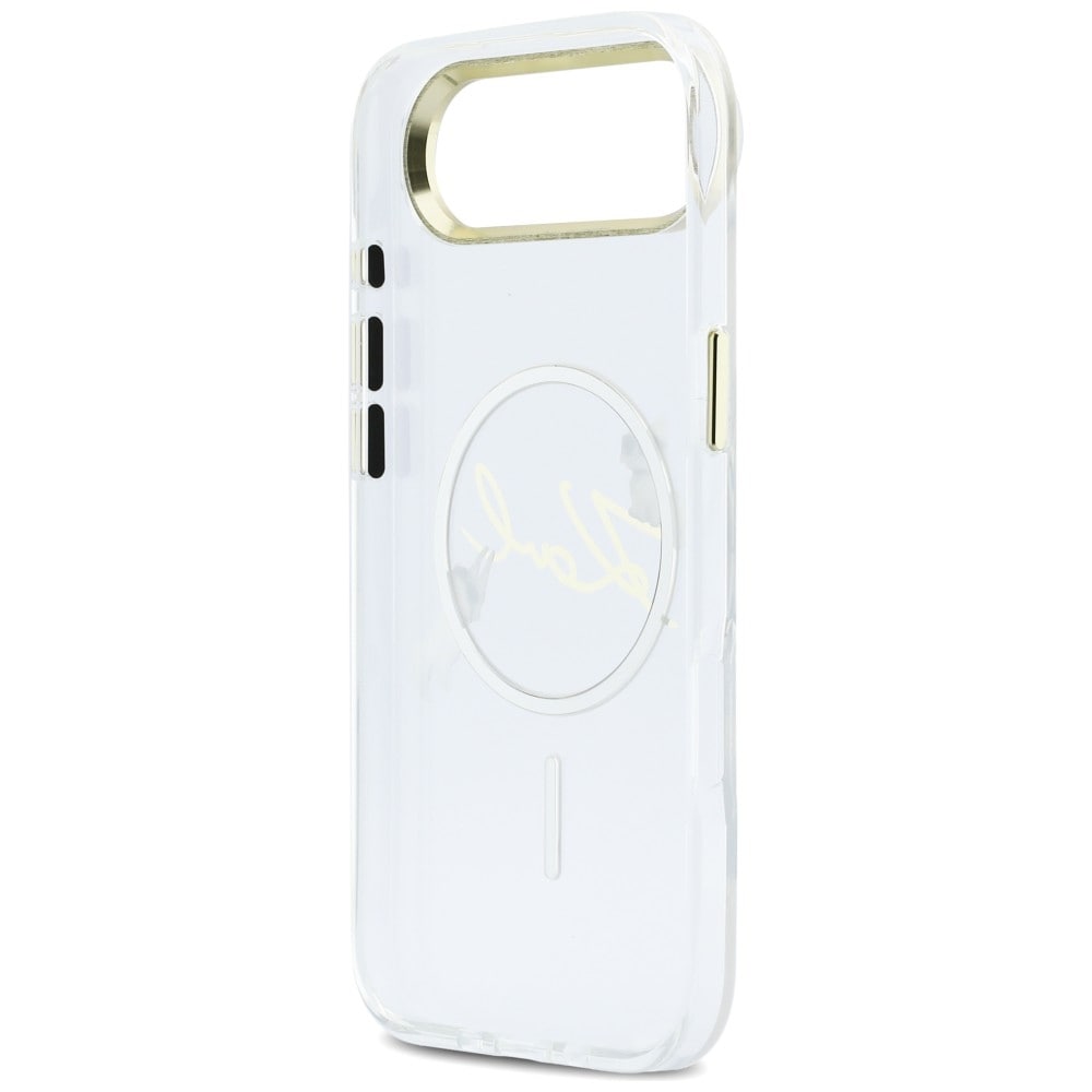 Karl Lagerfeld IML Choupettes Karl Script Logo MagSafe iPhone Air-etui - Klar