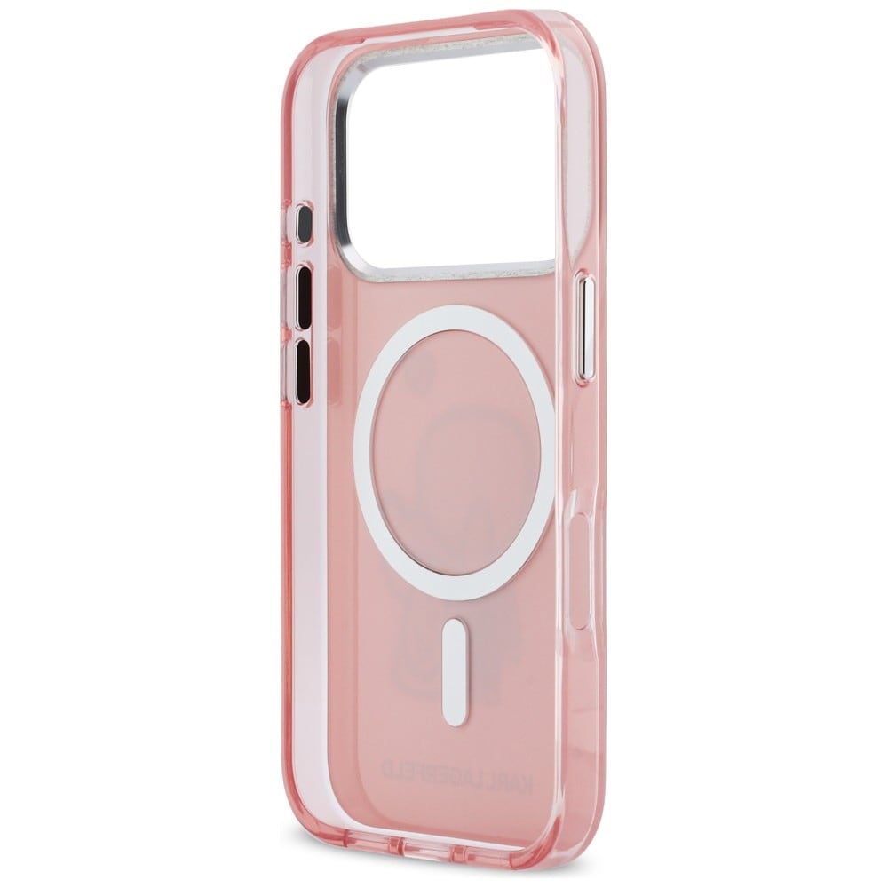 Karl Lagerfeld Karl & Choupette MagSafe-etui for iPhone 17 Pro - Rosa