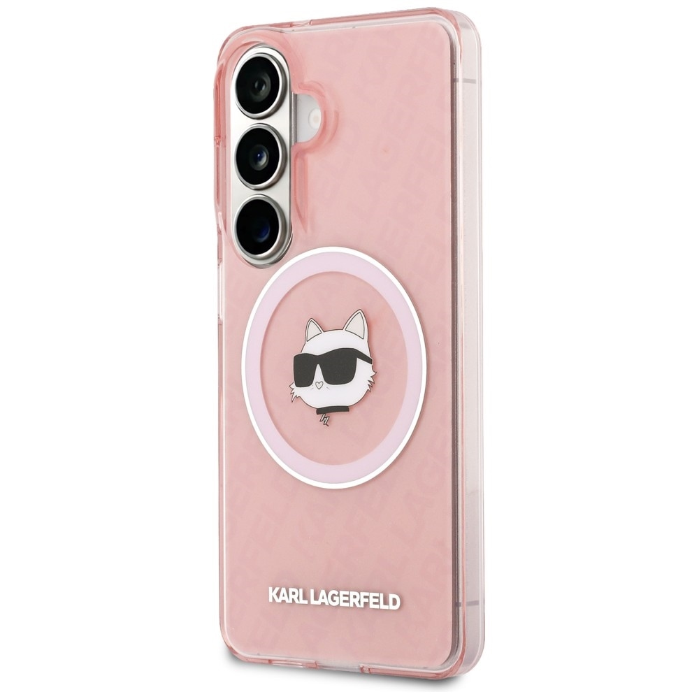 Karl Lagerfeld IML Repeated Choupette MagSafe-etui for Samsung Galaxy S26 Plus - Rosa