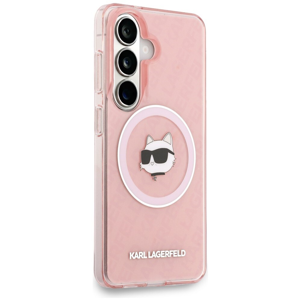 Karl Lagerfeld IML Repeated Choupette MagSafe-etui for Samsung Galaxy S26 Plus - Rosa