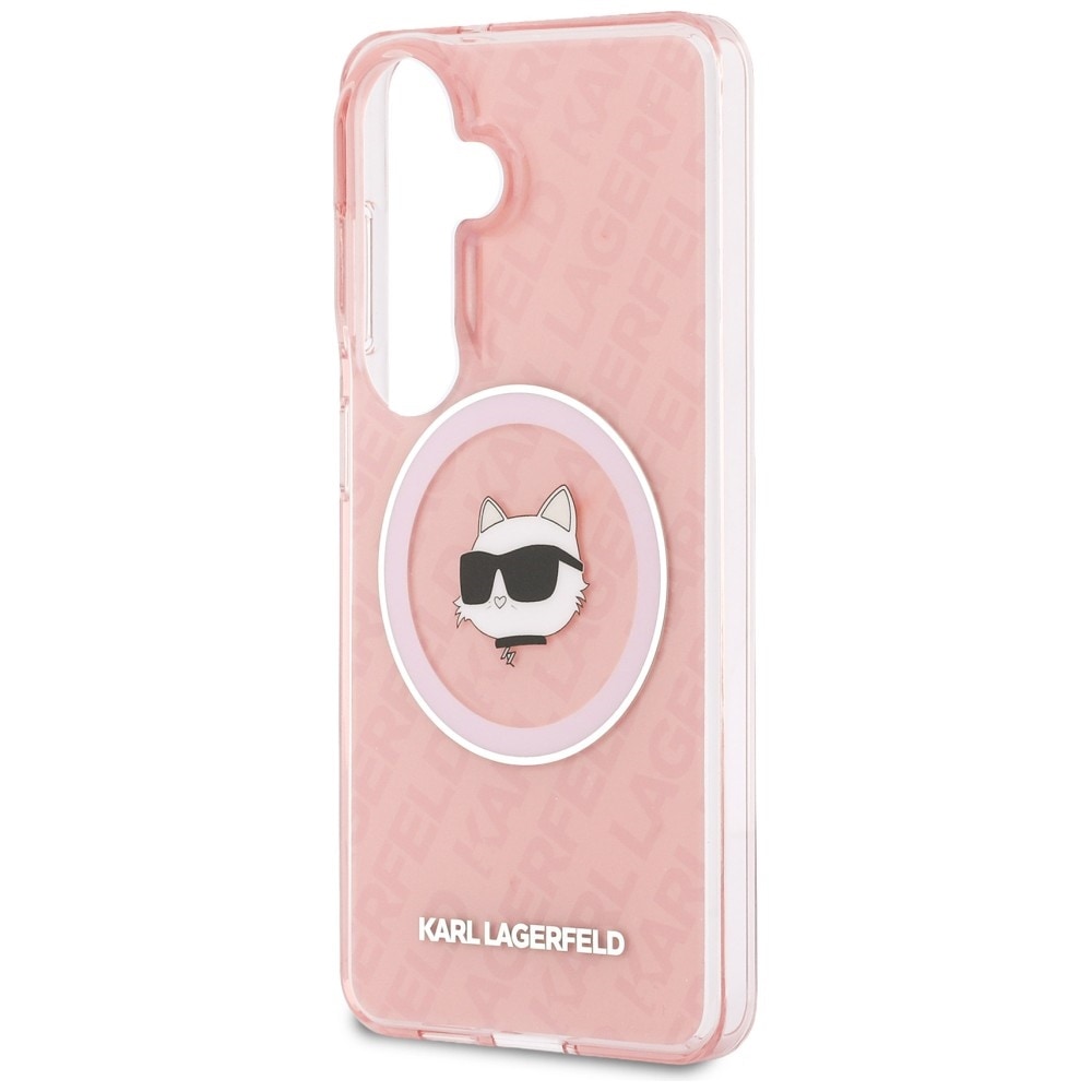Karl Lagerfeld IML Repeated Choupette MagSafe-etui for Samsung Galaxy S26 Plus - Rosa