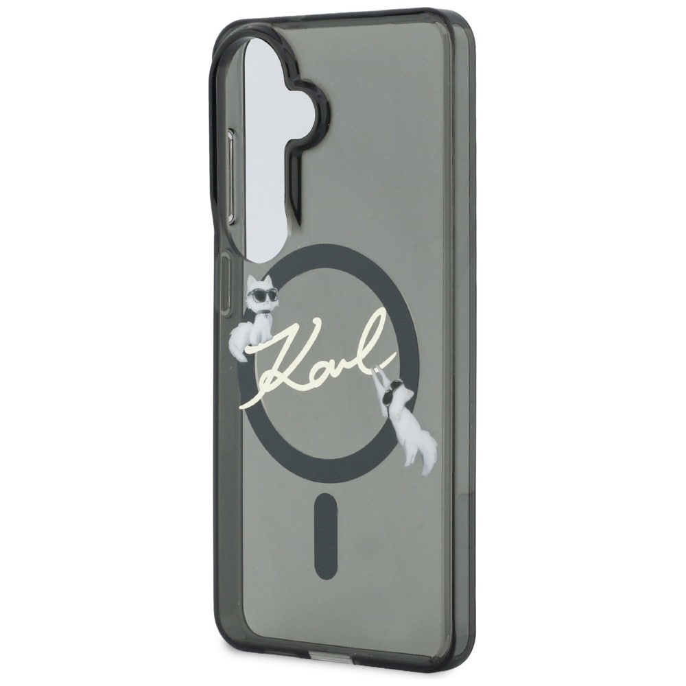 Karl Lagerfeld IML KC Script MagSafe-etui for Samsung Galaxy S26 - Svart