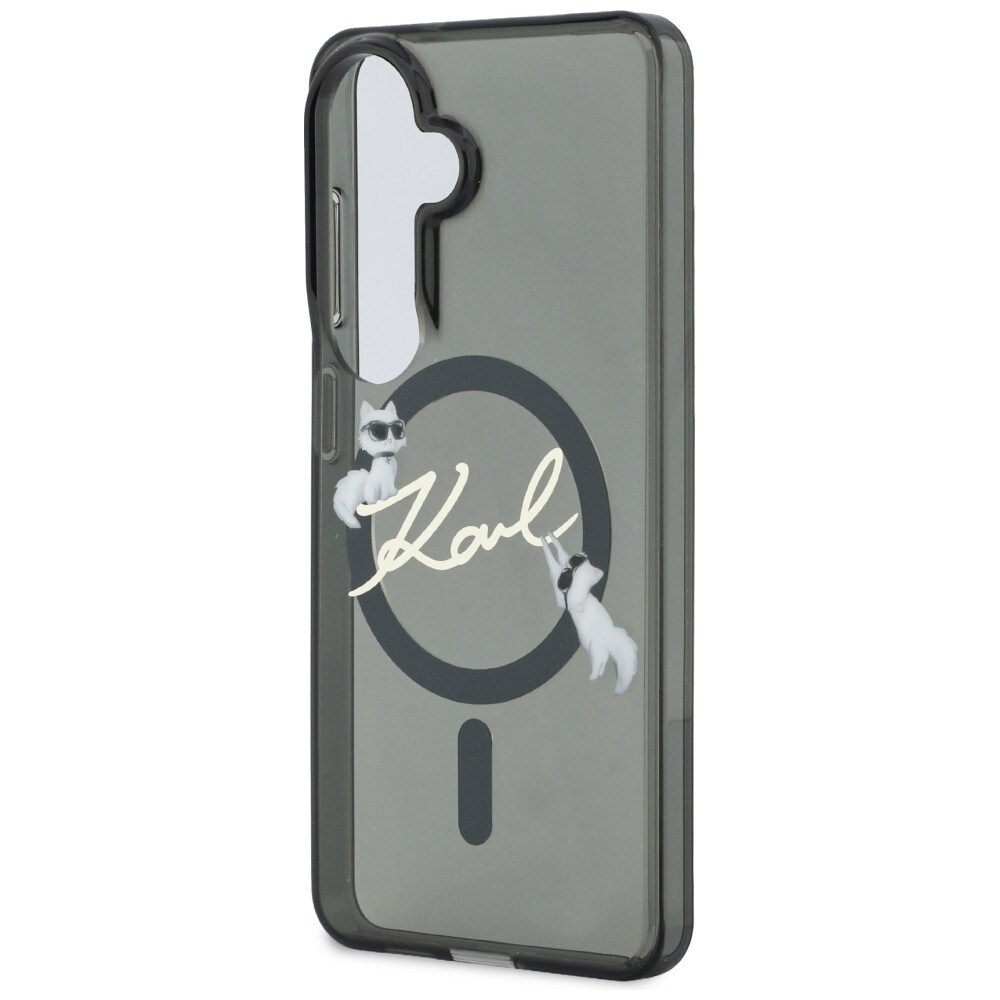 Karl Lagerfeld IML KC Script MagSafe-etui for Samsung Galaxy S26 Plus - Svart