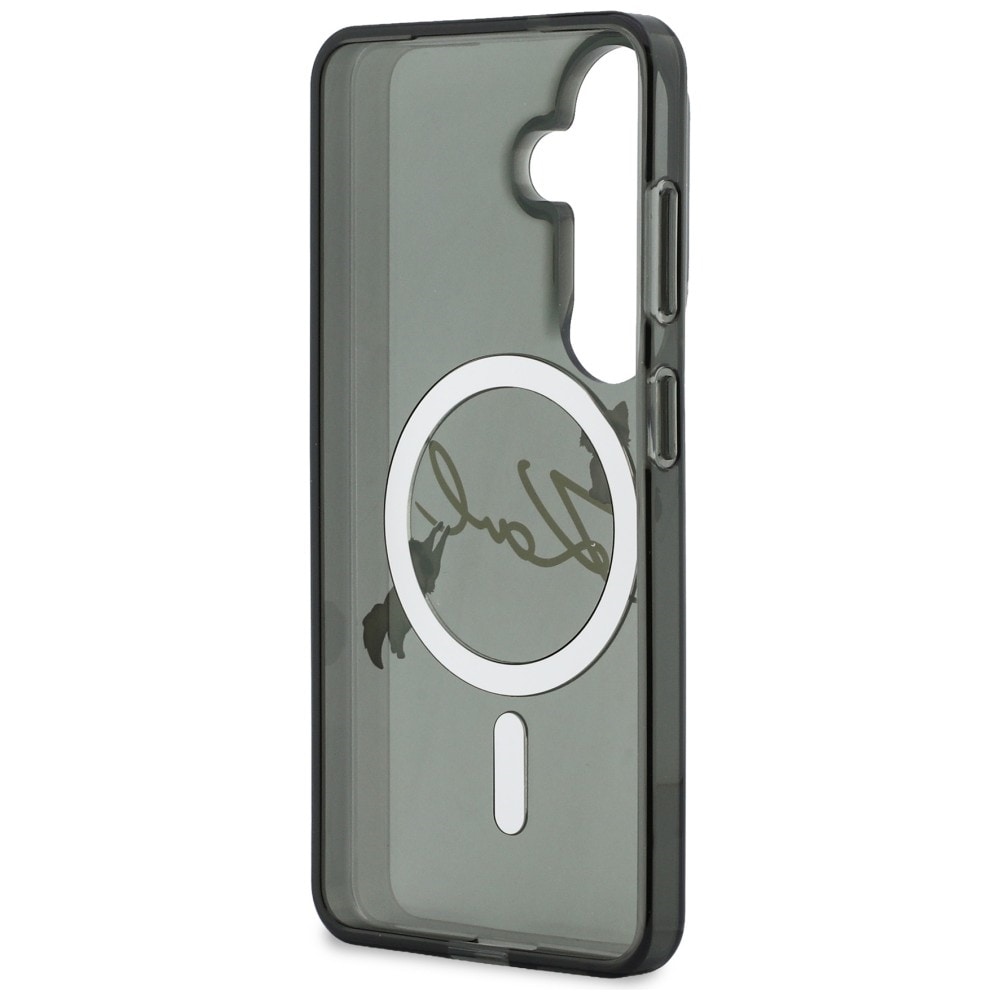 Karl Lagerfeld IML KC Script MagSafe-etui for Samsung Galaxy S26 Plus - Svart