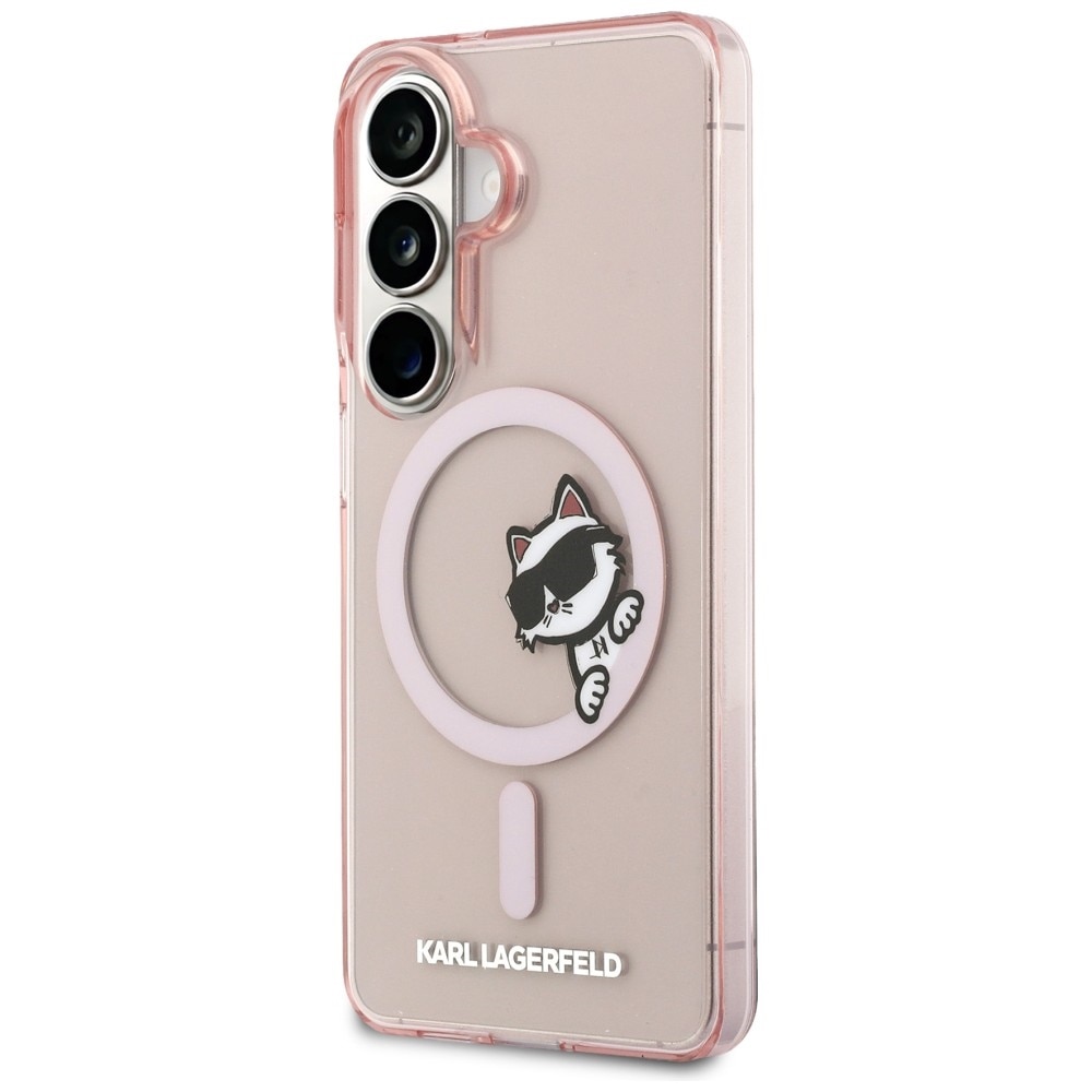 Karl Lagerfeld IML Peekaboo Choupette MagSafe-etui for Samsung Galaxy S26 - Rosa