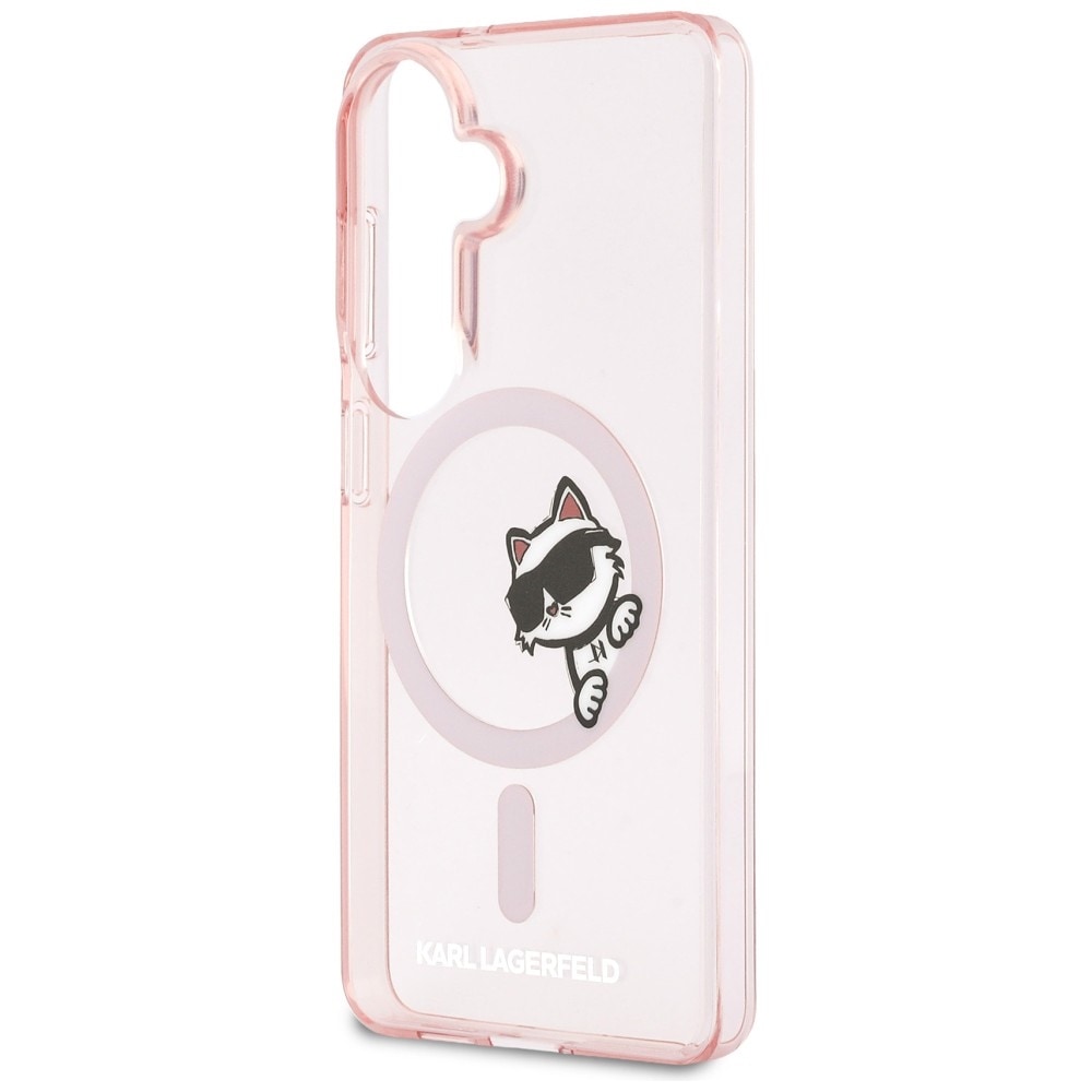 Karl Lagerfeld IML Peekaboo Choupette MagSafe-etui for Samsung Galaxy S26 - Rosa