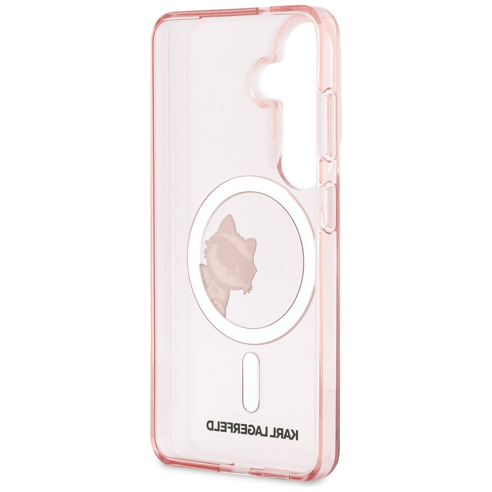 Karl Lagerfeld IML Peekaboo Choupette MagSafe-etui for Samsung Galaxy S26 - Rosa