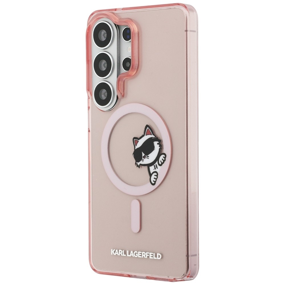 Karl Lagerfeld IML Peekaboo Choupette MagSafe-etui for Samsung Galaxy S26 Ultra - Rosa
